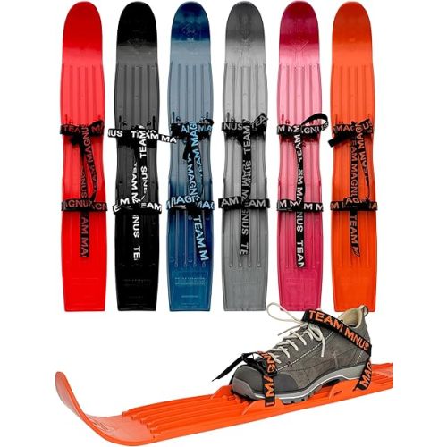 TEAM MAGNUS Kids skis for Skills & Fun - as Used by USA Nordic in Training Camps - All Boot Sizes