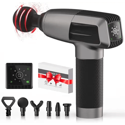Wutsar 2023 New Massage Gun Deep Tissue - Portable Handheld Muscle Massager for Pain Relief,Super Quiet Electric Percussion Massager,Fathers Day Gifts from Daughter/Wife