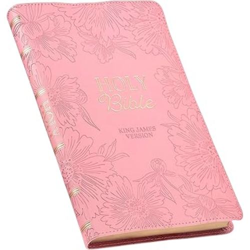 KJV Holy Bible, Gift Edition King James Version, Faux Leather Flexible Cover, Blossom Pink Floral (KJV Gift Editions)