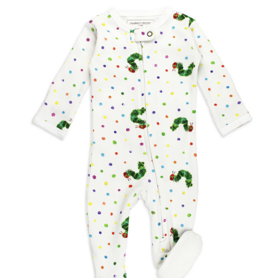 Caterpillar | Organic Zipper Footie – L'ovedbaby
