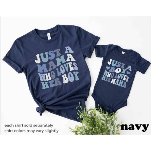 First Mother's Day Mommy and Me Shirts Matching Mother Son Shirts Mommy and Me Outfits First Mother's Day Gift Baby Boy Mama Mini Shirts