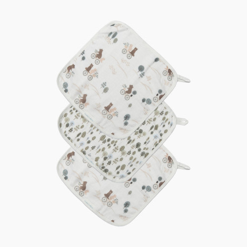 Loulou Lollipop Washcloth Set - Bears On Bikes