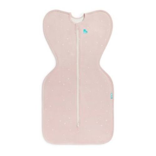 Love to Dream Baby Girl Swaddle Up Sleep Sack - Cotton 1.0 TOG Long Sleeve Wrap - Twinkle Pink - NB
