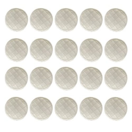 NUOLUX 20Pcs Washable Reusable Breast Pads Reusable Nursing Pads for Breastfeeding