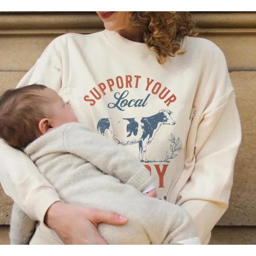 Support Your Local Farmer Breastfeeding Sweatshirt