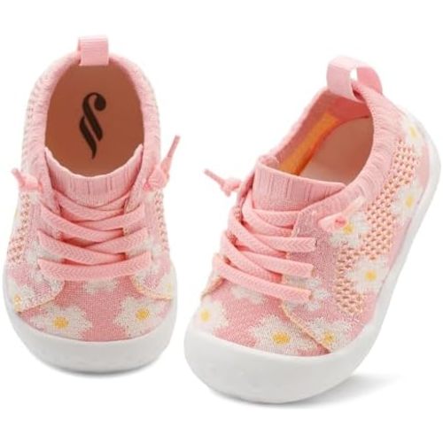 JIASUQI Baby Shoes for Toddler Boys Girls Sneakers Slip on Walking Shoes for Babies