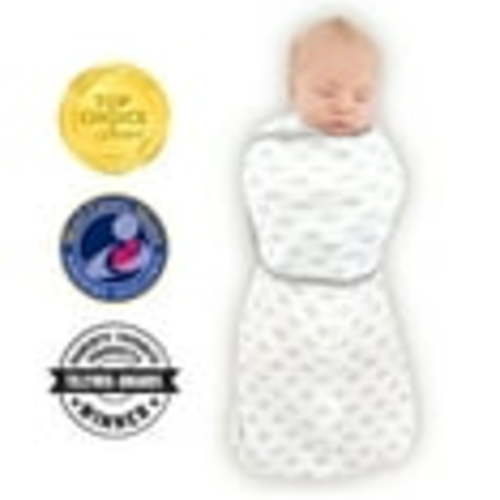 SwaddleDesigns 6-way Omni Swaddle Sack, Arms Up Swaddle for Newborn, More Options to Calm Startle Reflex, Improves Sleep, Easy Transition Baby Sleep Sack, Small, 0-3 month, Tiny Hedgehogs
