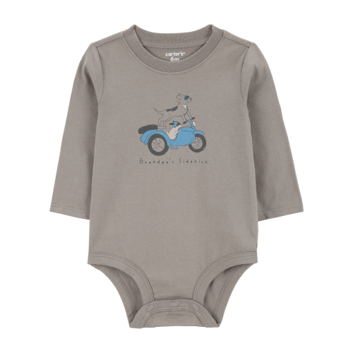 Baby Grandpa's Sidekick Long-Sleeve Bodysuit - Carter's | Carter's