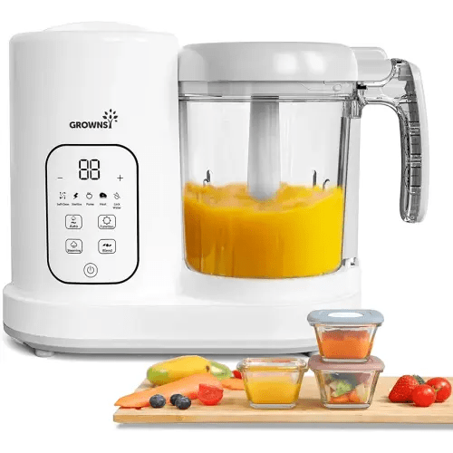 Baby Food Maker | Baby food Processor | All-in-One Baby Food Puree Blender Steamer Grinder Mills Machine Auto Cooking & Grinding with Self Cleans Touch Screen LCD Display, BPA Free