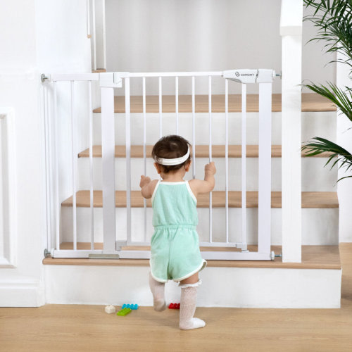 Comomy 30" H Auto Close Safety Gate 29.5"-43.3" Extra Wide & Reviews | Wayfair