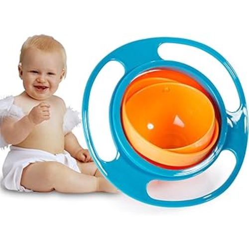 360 -baby Spill Resistant Gyro Bowl with Lid
