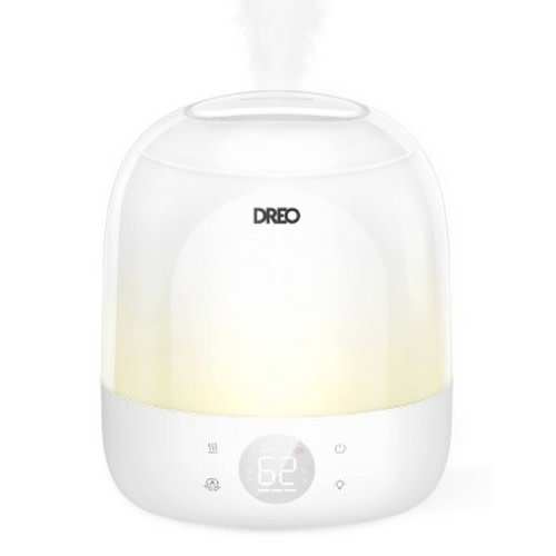 DREO Smart Humidifier with Customizable RGB Light, Top Fill, Ultra Quiet 28dB for Bedroom – 0.8gal