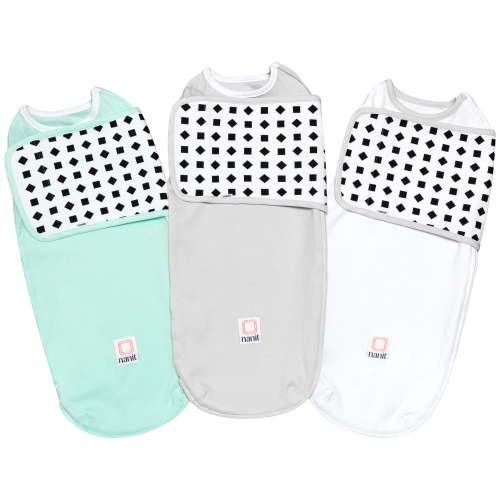Nanit Breathing Wear Swaddle, Large (3 Pack)
