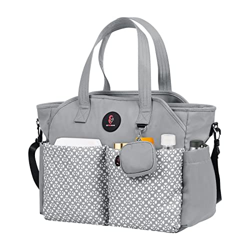 SUPROMOMI Diaper Bag Tote: Large Tote Baby Bag Boy Diaper Bag Stylish Girl Diaper Bag,Shoulder Mommy Bag