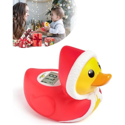Baby Bath Thermometer and Baby Water Thermometer for Bathtub Pregnancy Christmas Gift Duck Bath Temperature Toy