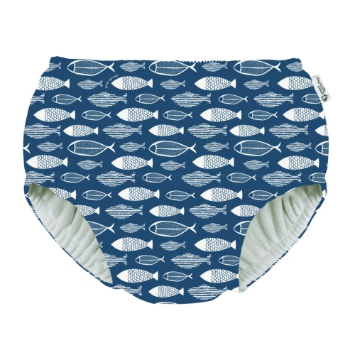 Green Sprouts | Eco Pull-Up Swim Diaper | Blue Fish