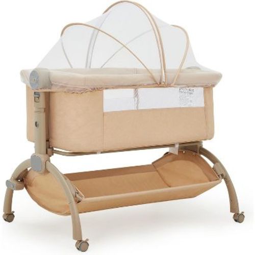 Baby Bassinet with Wheels Portable Newborn 3 in 1 Bedside Sleeper with Infant Co-Sleeper Travel Crib
