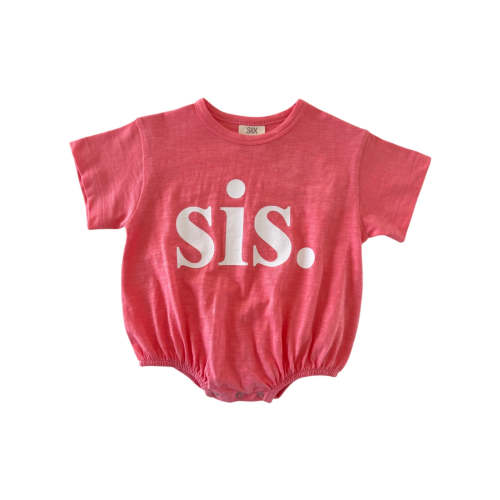 SIS Flamingo / Organic Graphic T-Shirt Bubble