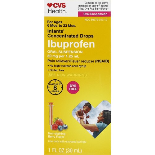 CVS Infants' Ibuprofen Oral Suspension, Berry, 1 OZ