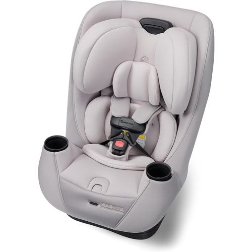Maxi-COSI Pria Max 3-in-1 Convertible Car Seat, Infant to Toddler Car Seat, ClipQuick Magnetic Chest Clip, Quick-Install Latch, Machine-Washable Cover, 5-100 lbs, Oyster Shell