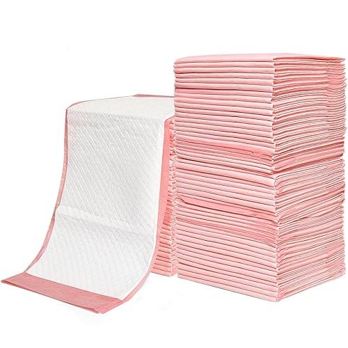 Rocinha Disposable Changing Pads for Baby 24 Inches x 17 Inches Disposable Underpads Waterproof Diaper Changing Pad Breathable Underpads Bed Table Protector Mat Changing Pad Liner