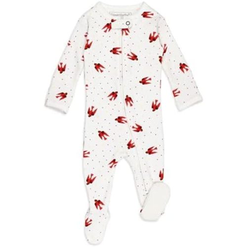 L'ovedbaby Unisex Baby Organic 2-Way Zipper Footie
