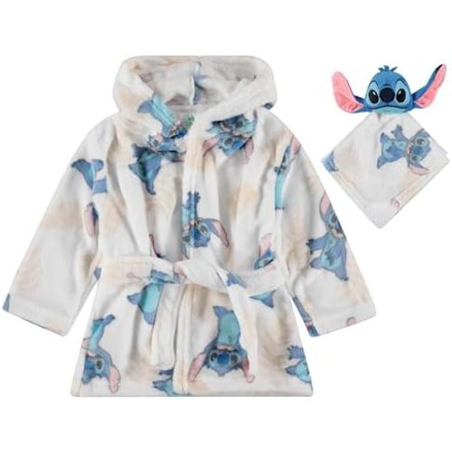 Disney baby-boys Baby Robe With Lovie Attacehment