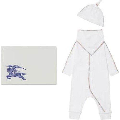 Stretch Cotton Three-piece Baby Gift Set, 6M
