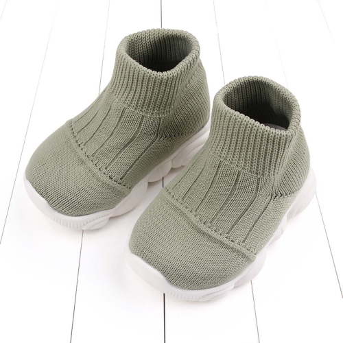 UTTOASFAY Toddler Shoes Clearance Toddler Infant Baby Girls Boys Casual Shoes Flying Woven Toddler Shoes Green 9-12 Months