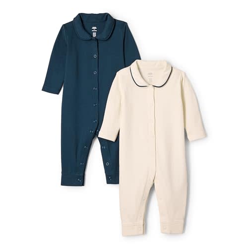 Amazon Essentials x Sofia Grainge Unisex Babies' Footless Sleepsuit, Pack of 2