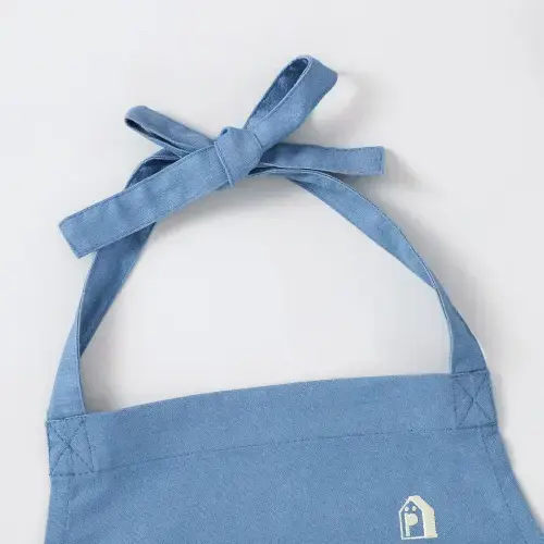 Mini Chef Apron & Hat Set - Blue