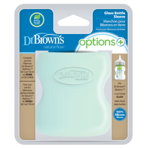 Dr. Brown's Natural Flow® Options+™ Wide-Neck Glass Bottle Silicone Sleeves