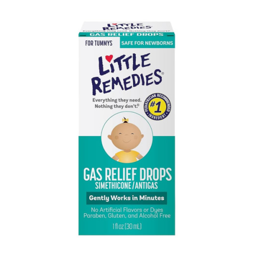 Little Remedies Baby Medicine, Gas Drops for Newborns, Baby Gas Relief Drops, Natural Berry Flavor, 1 Fl Oz