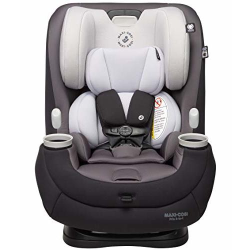 Maxi-Cosi Pria All-in-One Convertible Car Seat, rear-facing, from 4-40 pounds; forward-facing to 65 pounds; and up to 100 pounds in booster mode, Blackened Pearl