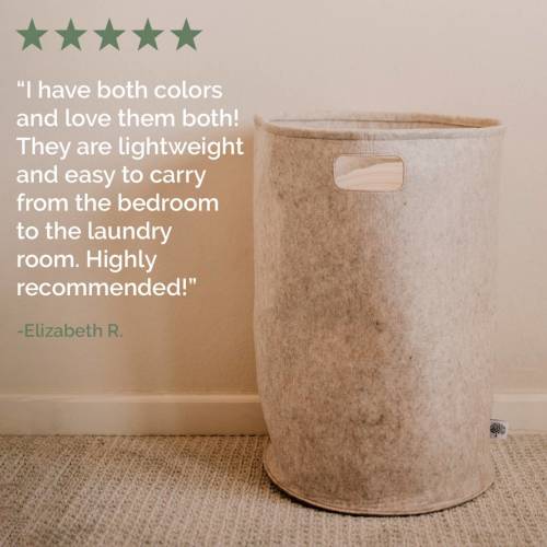 Felt Laundry Basket
