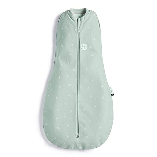ergoPouch Cocoon Swaddle Sack 0.2 TOG - Baby Sleep Sack, Gentle Snug Fit Helps Calm Startle Reflex, Ideal for Arms In/Out Sleeping, Soft Breathable Fabric for Better Sleep (6-12 Months, Sage)