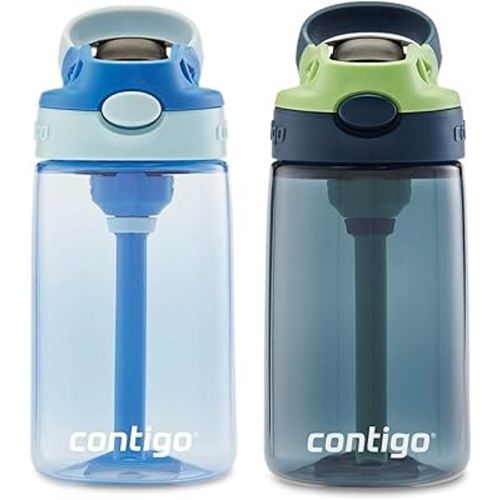 Contigo CLEANABLE 14OZ PP 2PK BLU GREEN APPLE