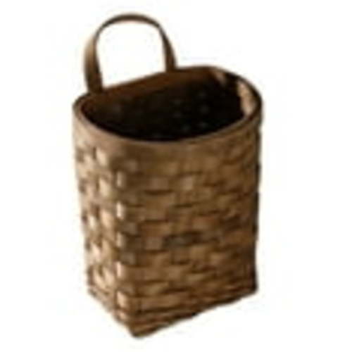 Raindrops Wood Woven Hanging Basket Wall Hanging Flower Basket Plant Basket for Decoration