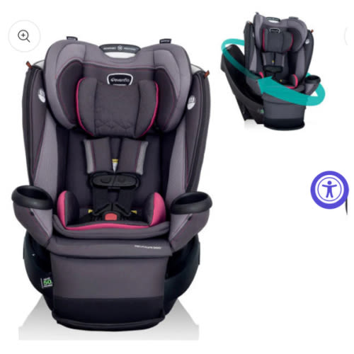 Evenflo Revolve360 Extend Rotational Car Seat Rowe Pink