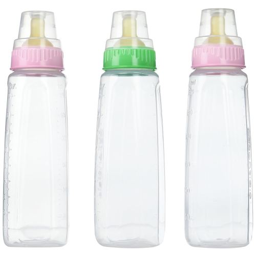 Gerber First Essential Clear View BPA Free Plastic Nurser with Latex Nipple, 9 Ounce (3 Pack)