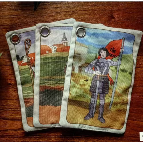 Crinkle Saint Cards