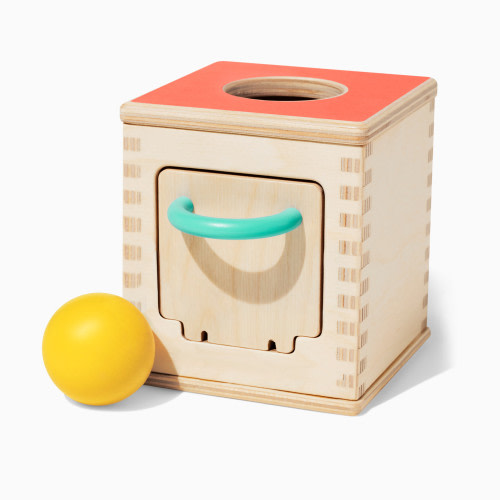 Lovevery Hide & Find Drop Box, Baby Toy - 9 Months+