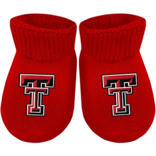 Creative Knitwear College Baby Bootie Sock - Team Logo, Multiple Colors, for Boys & Girls (Newborn - 6 Months)