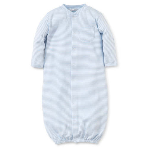Simple Stripes Convertible Gown - Kissy Kissy -Premium Pima Cotton Baby Clothes