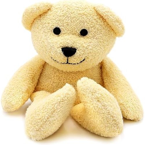 Thermal-Aid Zoo Animals - Honey The Yellow Bear - Heatable Therapeutic Stuffed Animals for Kids - Hot & Cold Therapy - Ice Pack & Heating Pack