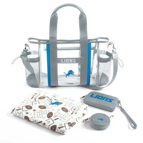 Detroit Lions WEAR by Erin Andrews Clear Stadium Baby Bag