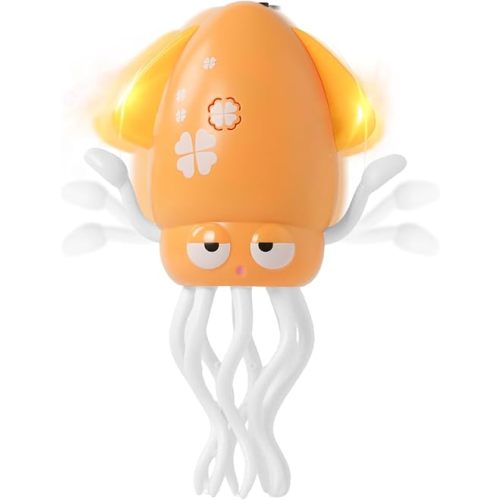 Dancing Squid Baby Toys, Tummy Time Toys, Birthday Gift for Toddler Age 1-3