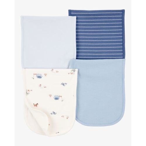 Baby 4-Pack Burp Cloths - Blue - Carter's | Carter's