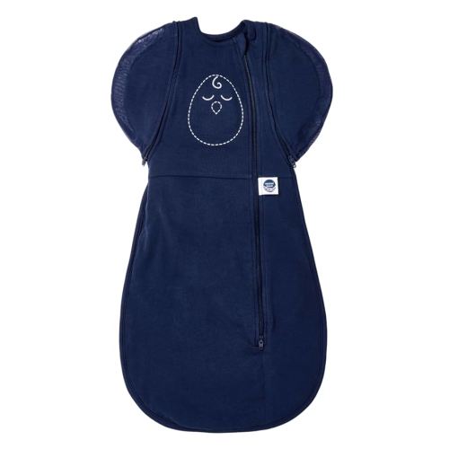 Nested Bean Air 6-in-1 Adaptable Baby Sleep Sack - Unweighted - Comfort & Safety for Natural Sleep, Preferred Arm Position Reduces Startle Reflex, Better Sleep for Baby, NB (7-13lbs) Night Sky