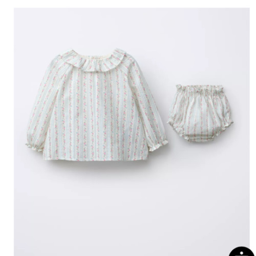 FLORAL SHIRT AND BLOOMERS SET - Multicolored | ZARA United States
